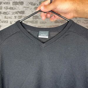 Nike | mens wool blend golf sweater long sleeve black